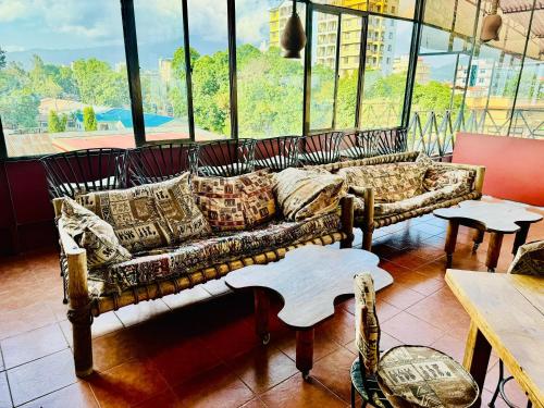 Balcony/terrace, Arusha Backpacker in Arusha Balcony/terrace, Arusha Backpacker in Arusha