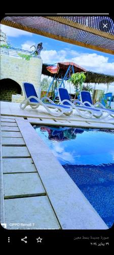 Swimming pool, كمبوند قرية تونس in Faiyum Swimming pool, كمبوند قرية تونس in Faiyum