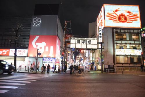 Osaka Shinsaibashi Dotonbori Courtyard Villa
