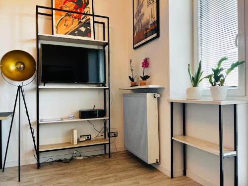 Łazienki Krolewskie Studio z Antresolą i widokiem