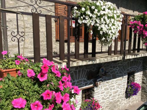 Balcony/terrace, B&B La Vieille Meison de Pappa in Sarre Balcony/terrace, B&B La Vieille Meison de Pappa in Sarre