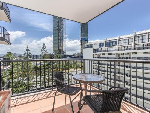 Balkon/terasa, Neptune Resort in Broadbeach Balkon/terasa, Neptune Resort in Broadbeach