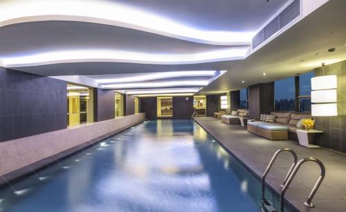 Swimming pool, Ascott Raffles City Chengdu in Chengdu Swimming pool, Ascott Raffles City Chengdu in Chengdu