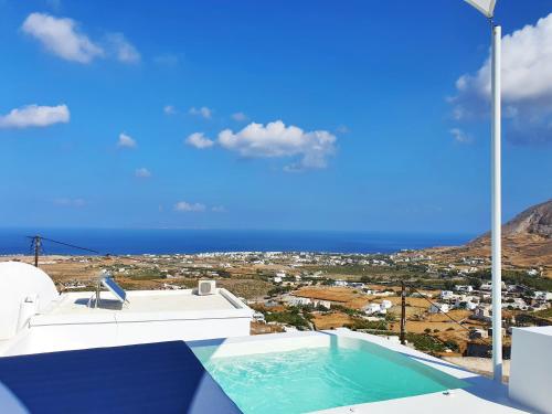 Kilátás, Sun Spell Villa with Sea View-Private Plunge Pool in Exo Gonia Kilátás, Sun Spell Villa with Sea View-Private Plunge Pool in Exo Gonia