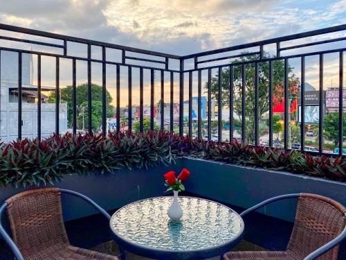 Balcony/terrace, favehotel Palembang in Palembang Balcony/terrace, favehotel Palembang in Palembang
