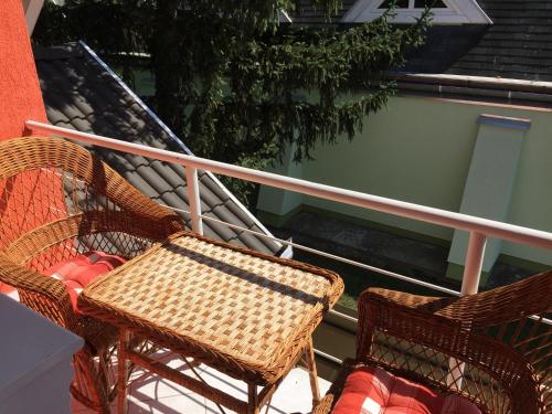 Balcony/terrace, Green Park Apartment in Heviz City Center Balcony/terrace, Green Park Apartment in Heviz City Center
