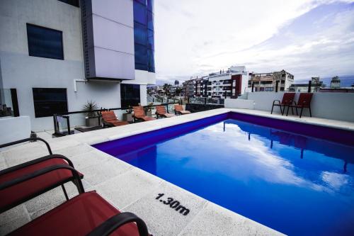 Balcony/terrace, Apart Riviera Tower Suites in Villa Carlos Paz Balcony/terrace, Apart Riviera Tower Suites in Villa Carlos Paz