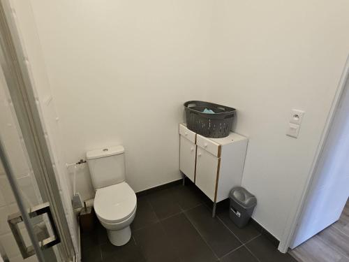 浴室, Appartement lumineux avec jardin et terrasse proche stade JO in 布瓦科隆布 浴室, Appartement lumineux avec jardin et terrasse proche stade JO in 布瓦科隆布