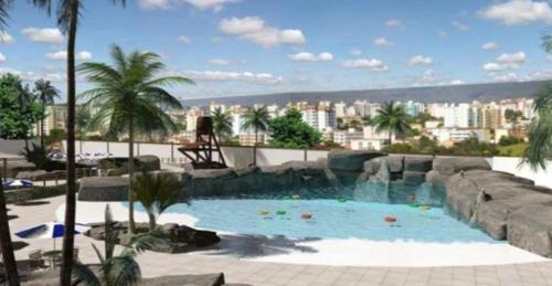Acqua Ville Flats II-Caldas Novas Center in Vila Olegario Acqua Ville Flats II-Caldas Novas Center in Vila Olegario