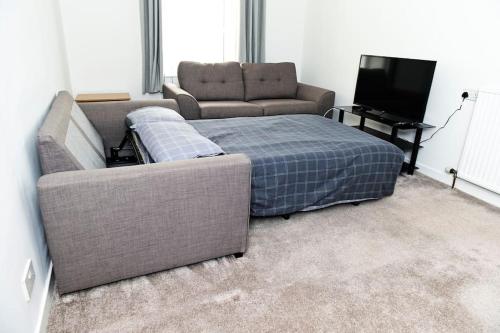 Central 2-bedroom bunglow with double sofa bed in Carnoustie Central 2-bedroom bunglow with double sofa bed in Carnoustie
