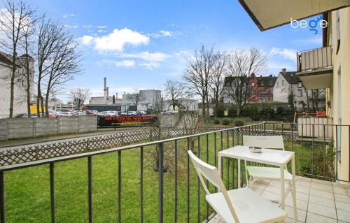 Erkély/terasz, BEGE APARTMENTS: FIRM RELAX in Mettmann Erkély/terasz, BEGE APARTMENTS: FIRM RELAX in Mettmann