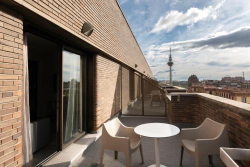 Balcony/terrace, Novotel Madrid Center in Salamanca Balcony/terrace, Novotel Madrid Center in Salamanca