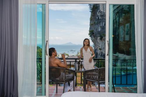 陽台/露台, 萊雷胡特灣度假村 (Railay Phutawan Resort) in 雷萊海灘 陽台/露台, 萊雷胡特灣度假村 (Railay Phutawan Resort) in 雷萊海灘