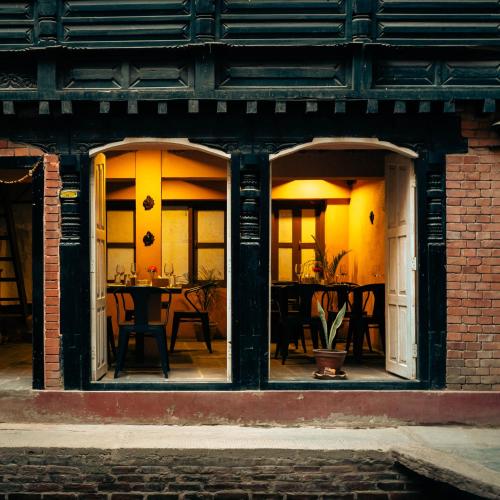 Restaurant, Manju Baha Hotel School in Bhaktapur Restaurant, Manju Baha Hotel School in Bhaktapur