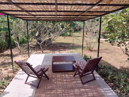 Terraza/balcón, Cozy house with sea view in Cap Skirring Terraza/balcón, Cozy house with sea view in Cap Skirring