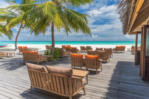 Beach, Meeru Maldives Resort Island in Maldive Islands Beach, Meeru Maldives Resort Island in Maldive Islands