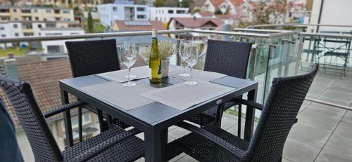 Balcony/terrace, Premium SmartApart Julia Zentral und Modern mit Smarthome in Tettnang Balcony/terrace, Premium SmartApart Julia Zentral und Modern mit Smarthome in Tettnang