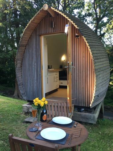 A szálláshely kívülről, birdbox@glanrhyd in Pontardawe A szálláshely kívülről, birdbox@glanrhyd in Pontardawe