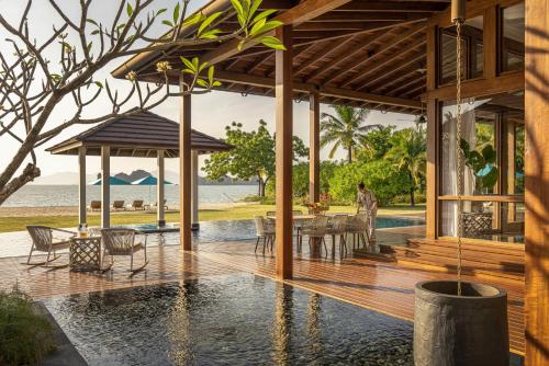 Balcony/terrace, Four Seasons Resort Langkawi, Malaysia near Tanjung Rhu Beach Balcony/terrace, Four Seasons Resort Langkawi, Malaysia near Tanjung Rhu Beach