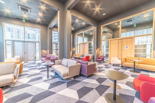 Lobby, Break and Home Campus Condorcet Maison des chercheurs in Aubervilliers Lobby, Break and Home Campus Condorcet Maison des chercheurs in Aubervilliers