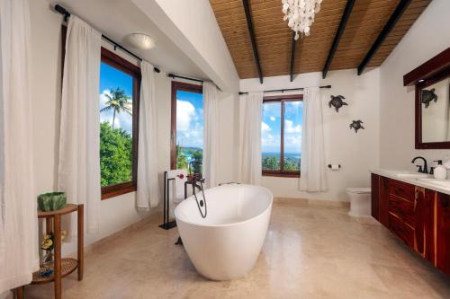 Bathroom, Gone Tropical Luxury Villa in Fond Doux Bathroom, Gone Tropical Luxury Villa in Fond Doux
