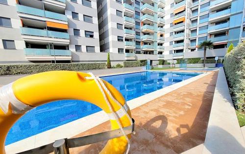 Apartament Ambar Gandia playa-grao con piscina parking ideal para familias