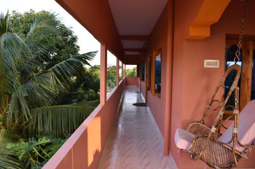 Balcony/terrace, Rainbow Guest House Tiruvannamalai in Samudram Balcony/terrace, Rainbow Guest House Tiruvannamalai in Samudram