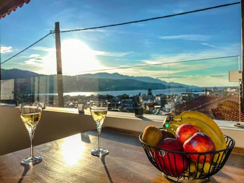 View, Apellou Apartments in Samos City Center View, Apellou Apartments in Samos City Center