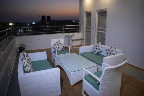 Balcony/terrace, Hotel Mystic Mithila in Janakpur Balcony/terrace, Hotel Mystic Mithila in Janakpur