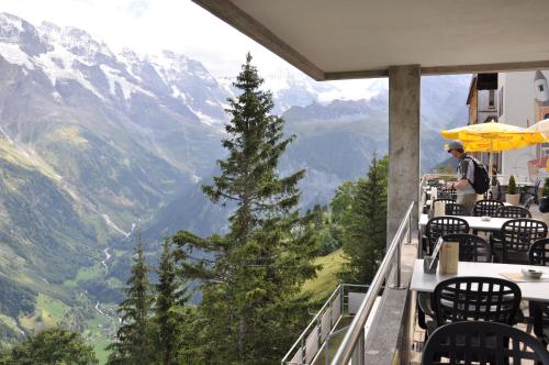 شرفة/ تراس, Hotel Edelweiss Superior in Murren City Center شرفة/ تراس, Hotel Edelweiss Superior in Murren City Center
