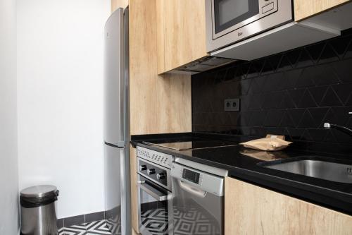 Kitchen, Madrid Rio Suites in La Latina Kitchen, Madrid Rio Suites in La Latina