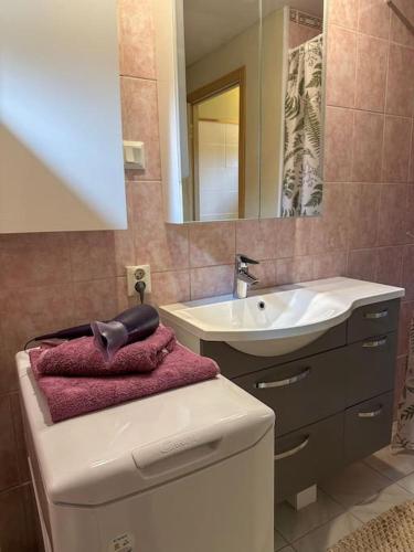 Fürdőszoba, Your getaway home in Jausa küla (Your getaway home in Jausa kula) in Hiiumaa Fürdőszoba, Your getaway home in Jausa küla (Your getaway home in Jausa kula) in Hiiumaa