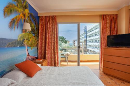 Balcony/terrace, BJ Bei Juan Hostal in Majorca Balcony/terrace, BJ Bei Juan Hostal in Majorca