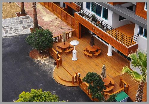 Varanda/terraço, Mirvill Pension Jeju near Praia Yongmeori Varanda/terraço, Mirvill Pension Jeju near Praia Yongmeori