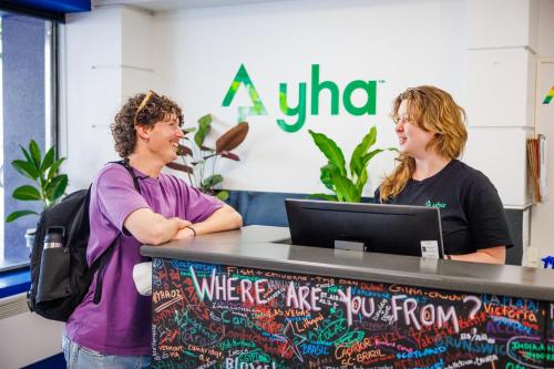 Lobby, YHA Hobart Central in Hobart Lobby, YHA Hobart Central in Hobart