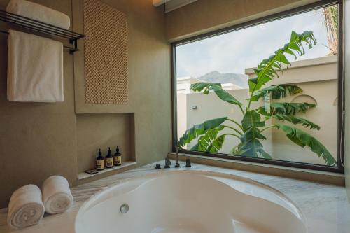 Bathroom, Naama Beach Villas & Spa in Al Aqah Bathroom, Naama Beach Villas & Spa in Al Aqah