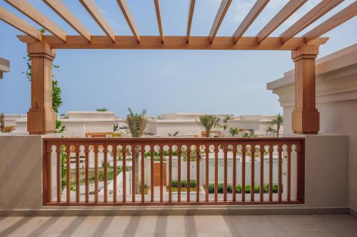 Balcony/terrace, Naama Beach Villas & Spa in Al Aqah Balcony/terrace, Naama Beach Villas & Spa in Al Aqah