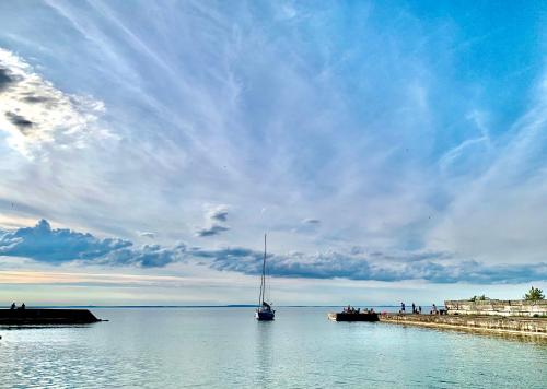 View, Borghamn Strand in Vadstena View, Borghamn Strand in Vadstena