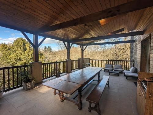شرفة/ تراس, Le Domaine de la Croze in Gramat شرفة/ تراس, Le Domaine de la Croze in Gramat