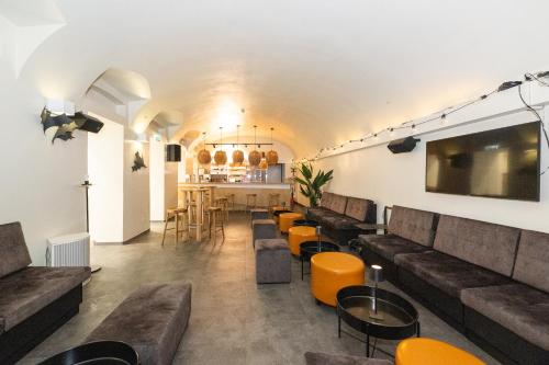 Bar/lounge, Wombat's City Hostel Budapest in Budapest Bar/lounge, Wombat's City Hostel Budapest in Budapest