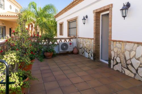 Erkély/terasz, House Pool & Parking Malaga in Ciudad Jardin Erkély/terasz, House Pool & Parking Malaga in Ciudad Jardin