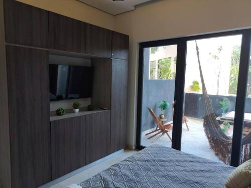 A pasos de la playa, con Terraza y Jacuzzi