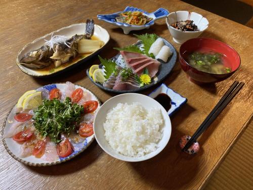 Food and beverages, guesthouse碧 in Oki Islands Food and beverages, guesthouse碧 in Oki Islands