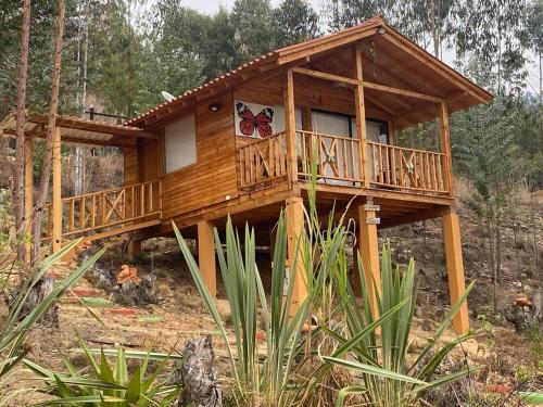 Balcony/terrace, Cabana Monarca in Salitre Balcony/terrace, Cabana Monarca in Salitre