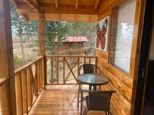 Balcony/terrace, Cabana Monarca in Salitre Balcony/terrace, Cabana Monarca in Salitre