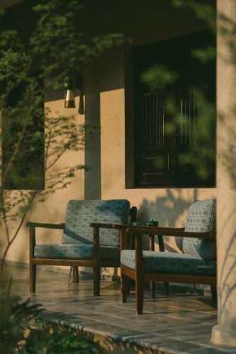 陽台/露台, Jiva Hoa Lu Retreat in 寧平 陽台/露台, Jiva Hoa Lu Retreat in 寧平