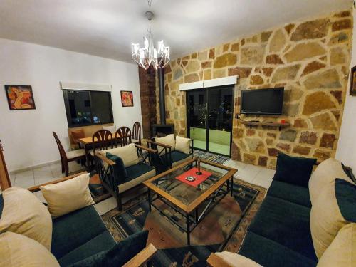 Shared lounge/TV area, Faraya Chalet in Faraya Shared lounge/TV area, Faraya Chalet in Faraya