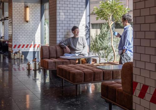 Felles stue/TV-område, HOTEL GRAPHY SHIBUYA in Tokyo Felles stue/TV-område, HOTEL GRAPHY SHIBUYA in Tokyo