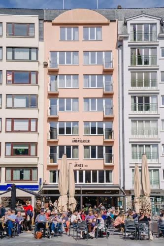 Exterior view, Hotel Ambassadeur in Ostend Exterior view, Hotel Ambassadeur in Ostend