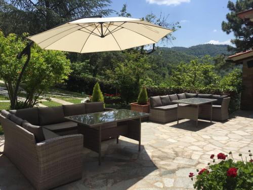 Erkély/terasz, Villa Magnolia in Adatti Erkély/terasz, Villa Magnolia in Adatti
